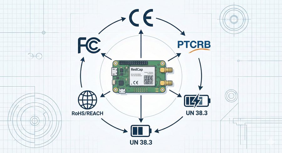 Automated functional testing and manufacturing line for IoT trackers