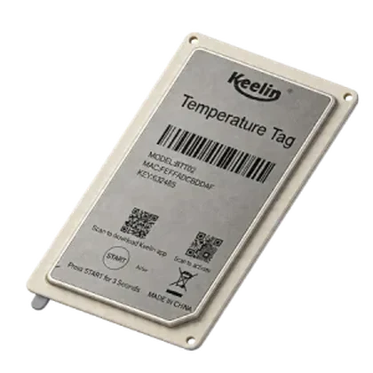 Eelink BTT02 ultra-thin BLE 6.0 temperature data logger angle view